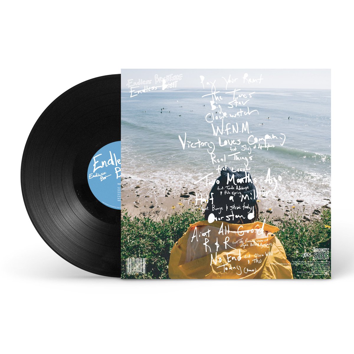 AmirSaysNothing's tweet photo. HAPPY 6 MONTHS OF #EndlessBrightside my album.
pre-order/reserve your copy on 12” vinyl starting today.
https://t.co/DzWjqzfUFO
#BrightSide #BigLove https://t.co/uw65nSdTg1