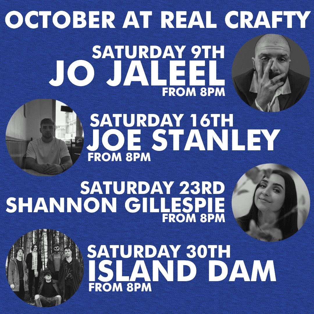 🎺October Music @ Real Crafty🎺