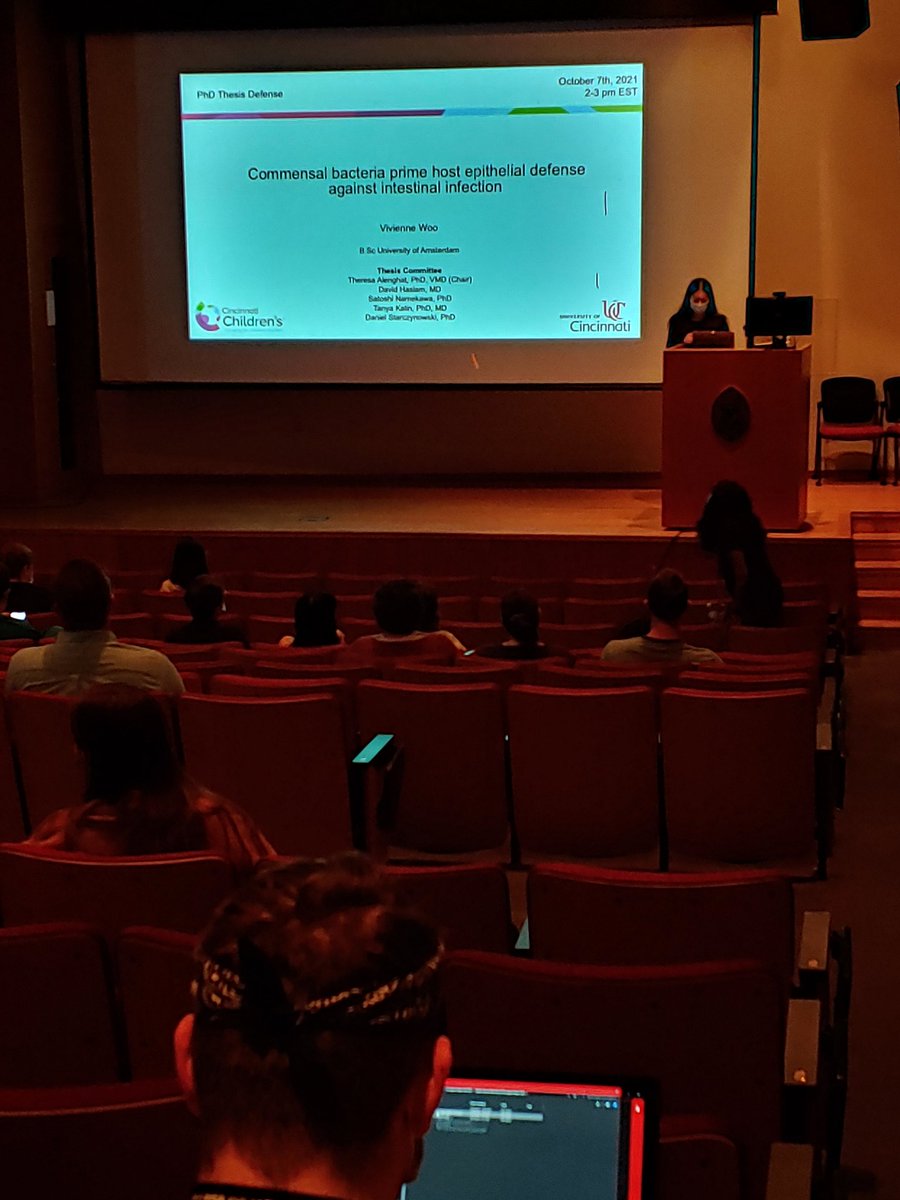 From Amsterdam, Holland to Cincinnati, Ohio... Best wishes to <a href="/uc_ccb/">UC Cancer & Cell Bio</a> PhD student, Vivienne Woo, on her dissertation today!  Wishing you continued success in the next steps of your career as a biomedical scientist! <a href="/SusanWaltz_UC/">Susan Waltz_UC</a> <a href="/UCResearch/">University of Cincinnati Office of Research</a>