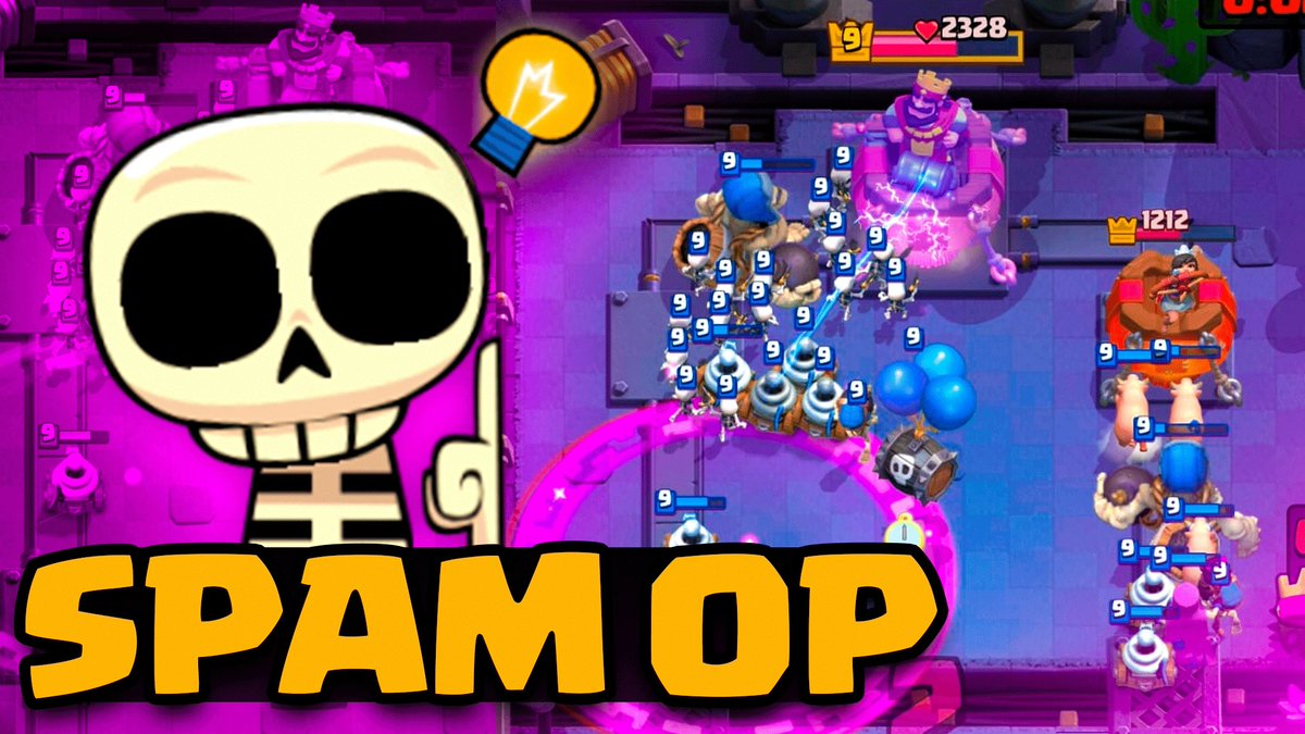 🥳NUEVO VÍDEO!
🏆 ARRASANDO CON EL MAZO MAS EXTRAÑO PERO EFECTIVO🧐
📺youtu.be/2DDedKlNjlc