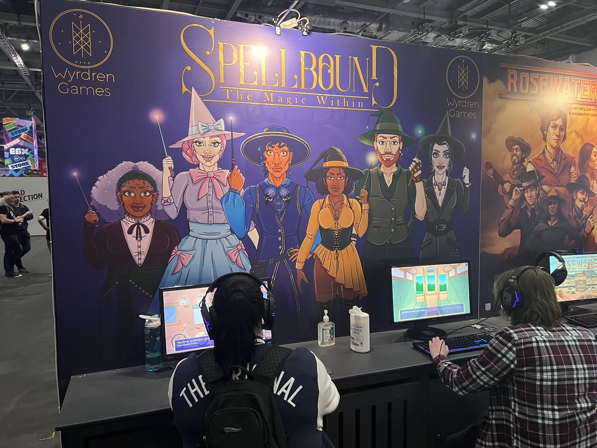wyrdren's tweet photo. Thank you to everyone who came to play Spellbound: The Magic Within at day 1 of @EGX! Some great feedback, we loved hearing from you.
See you all tomorrow!
#wyrdren #spellboundtmw #egx #egxlondon #egxday1 #egxlondon2021 #egxrezzed #indiegame #startup #visualnovel #womeningames https://t.co/mP9JxCYpm3
