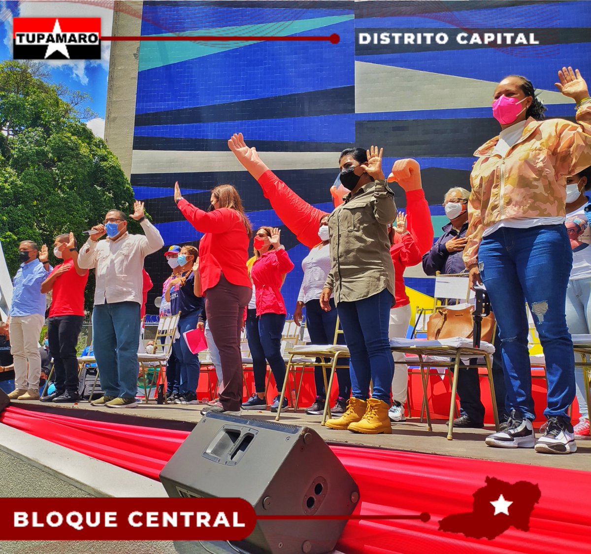 DtocapitalMRT21's tweet photo. Seguimos construyendo la Victoria Perfecta del #21Nov Hoy juramentamos el Comando de Campaña "Aristóbulo Istúriz" del circuito #2 del Dtto. Capital, garantizando la victoria de nuestra candidata @gestionperfecta
¡Seguimos Venciendo!

#ChavismoVictoriaPerfecta
#ComunicaciónRebelde https://t.co/PnKsXWPFT8