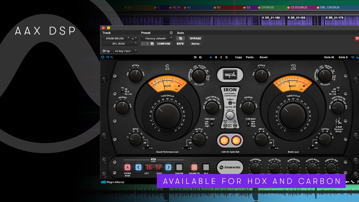 AvidProTools's tweet photo. A variable-bias tube compressor, better known as a โVari-Muโ design. Enhanced with SPL's 120V Technology and Brainworx TMT!
โถ๏ธ https://t.co/jftL5rSGJM
Available as AAX DSP for HDX and Carbon
#aaxpluginpick #aax #plugins #pluginalliance #protools #avid #spliron @pluginalliance https://t.co/3Iek0a6JNu