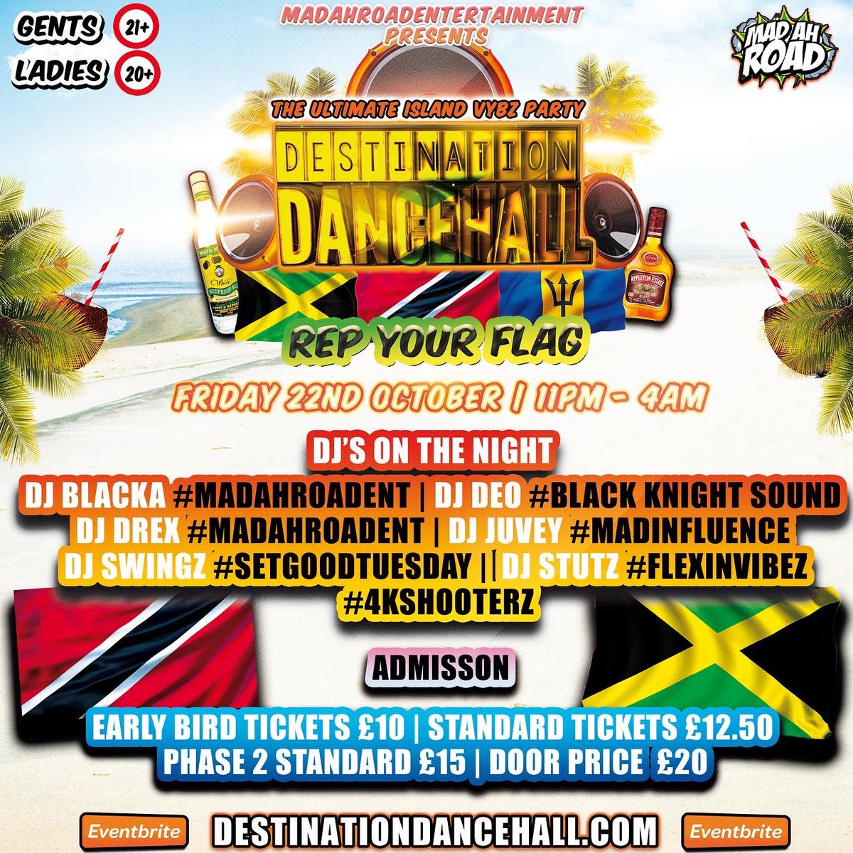 DJBLACKA's tweet photo. #DESTINATIONDANCEHALL
REP YOUR COUNTRY EDITION
π―π²π§π§πΉπΉπ»π¨π¬π©π©π²π²πΈπ±π¨π°π³π²πΆ
-
ALL TICKETS FROM https://t.co/gPqa8fXH8H https://t.co/gBJn2Nv3RP