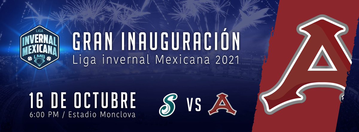 ¡BÉISBOL EN MONCLOVA! ⚾️❄️

Te esperamos el próximo 16 de octubre en el HORNO MÁS GRANDE DE MÉXICO 🏟 VS @OficialSarapero 

📲Venta de boletos pronto por: boletomovil.com/acereros-moncl…

#FURiAZUL