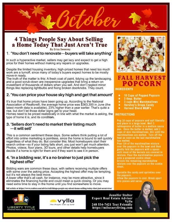 Make sure you’re agent tells you the truth! 🏡 
#realty #toprealtors #oaklandcountyrealeste #sellyourhome 
#listmyhome