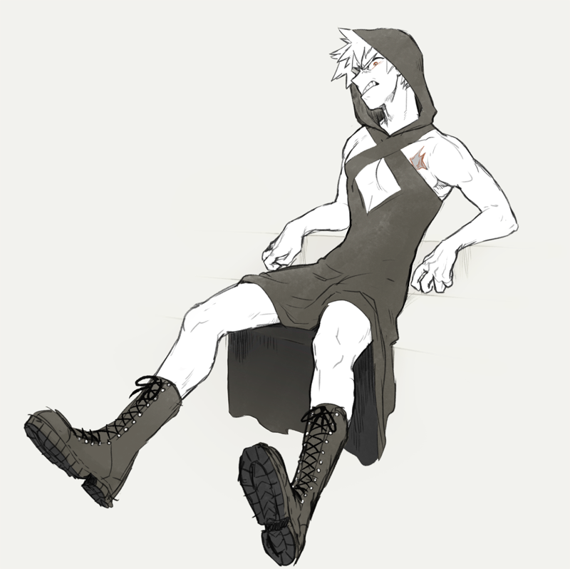 FanDomiAlex's tweet photo. the sequel, Bakugou in a dress ✌ https://t.co/BLVWORtmx1