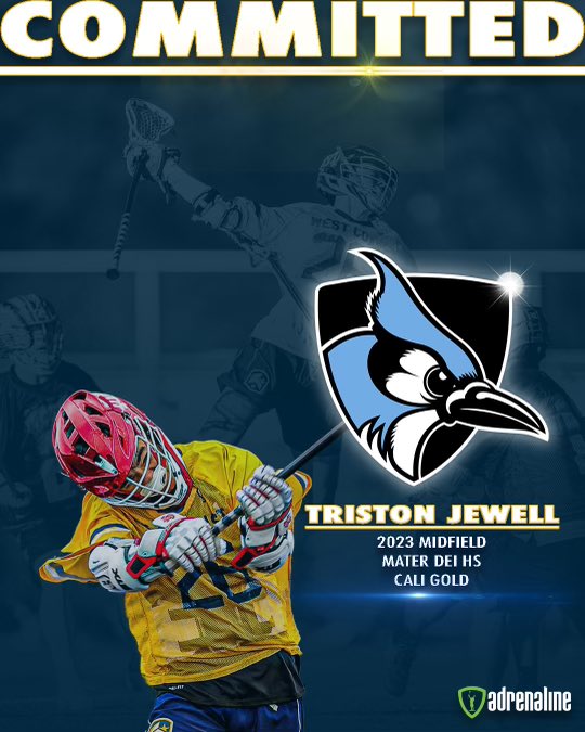 Ty Xanders (@tyxanders) on Twitter photo 4 ⭐️ junior Triston Jewell '23, M, Mater Dei (Calif.) / <a href="/WestCoastStarz/">West Coast Starz</a>, Cali Gold has committed to @JHUmenslacrosse. A phenomenal athlete from SoCal who can get up and down the field, Jewell was named MVP of the <a href="/ILInvitational/">IL Invitational</a> Session II All-Star Game: youtube.com/watch?v=dmKPUM… 4 ⭐️ junior Triston Jewell '23, M, Mater Dei (Calif.) / <a href="/WestCoastStarz/">West Coast Starz</a>, Cali Gold has committed to @JHUmenslacrosse. A phenomenal athlete from SoCal who can get up and down the field, Jewell was named MVP of the <a href="/ILInvitational/">IL Invitational</a> Session II All-Star Game: youtube.com/watch?v=dmKPUM…