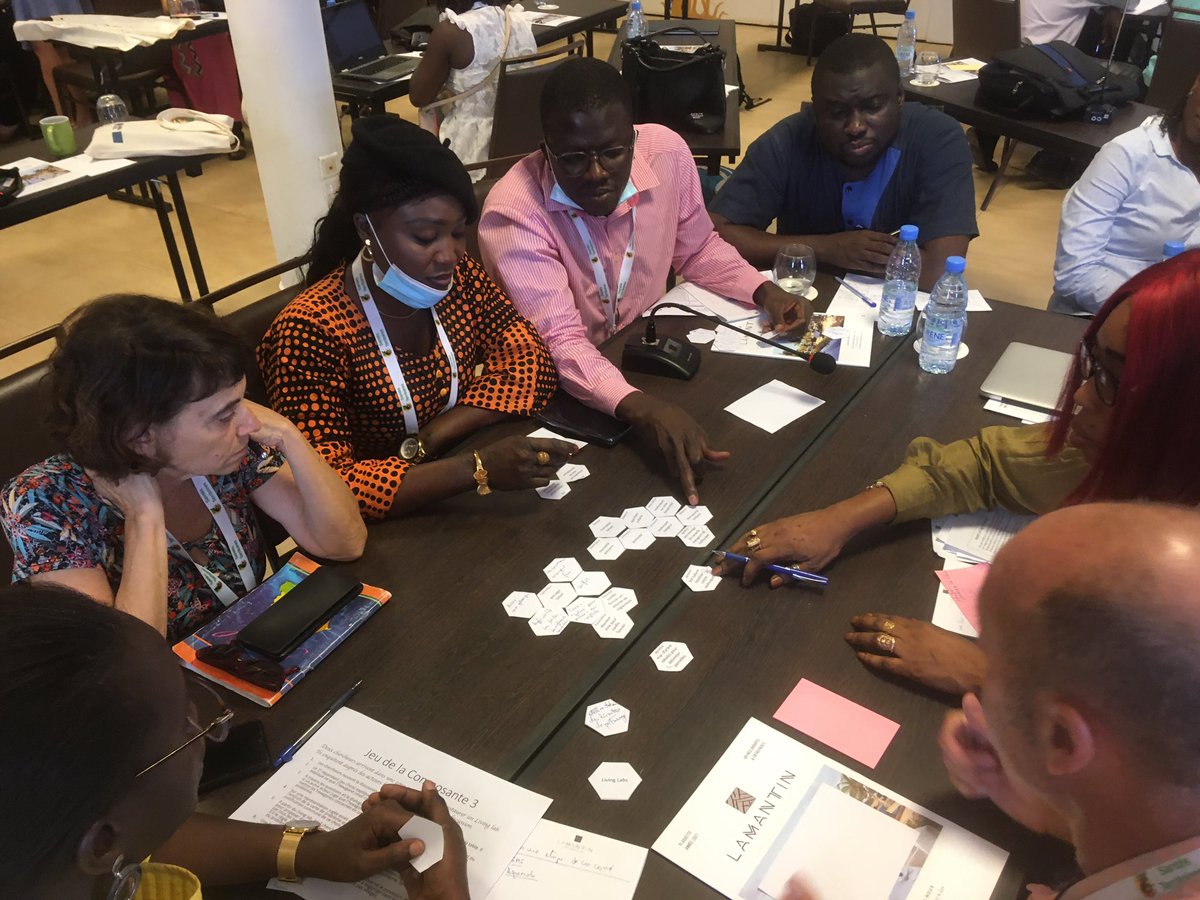 HexxaNam's tweet photo. Starting already co-construction work among scientific partners, visual tools proved useful. We got a nice session using #hexagonalthinking as a tool to discuss in a short role playing game analyzing a fictional issue. @arti_choke @tonyworldvision @irt_interest https://t.co/IveBf7IrC7
