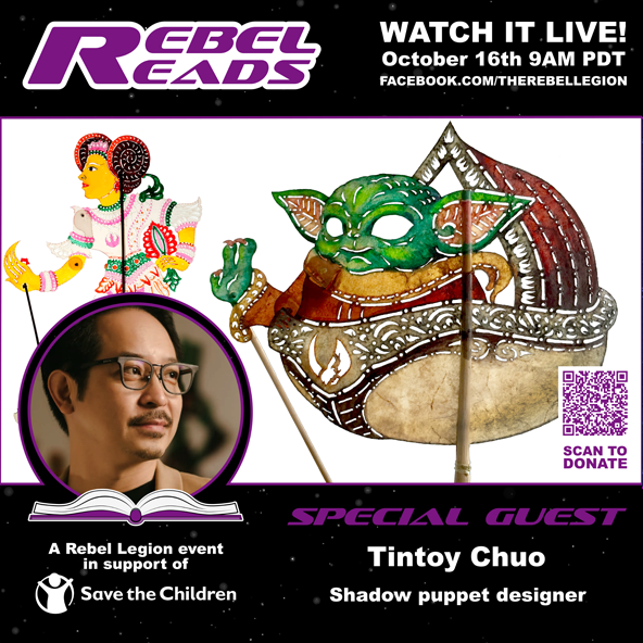 Malaysian Tintoy Chuo will be showing off his beautiful puppetry during Rebel Reads! <a href="/fusionwk/">fusionwayangkulit</a>