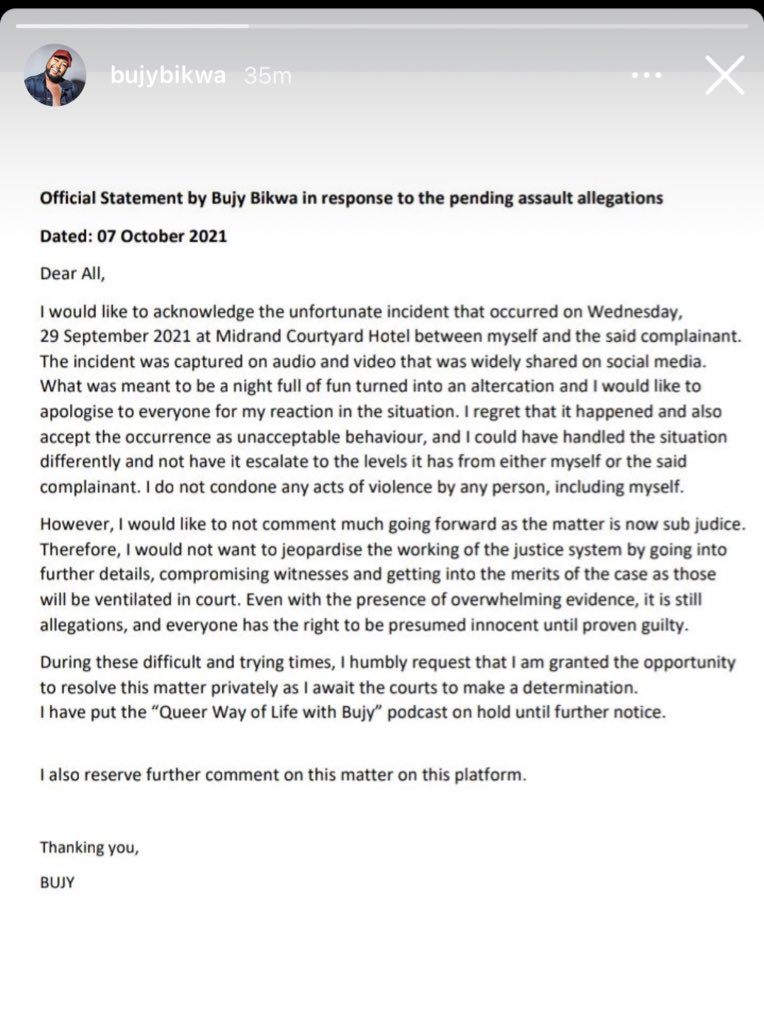 BassieLastrassi's tweet photo. Before the audio leak. After the leak.
One thing about abusers? They will lie. https://t.co/d75AIXg2tK