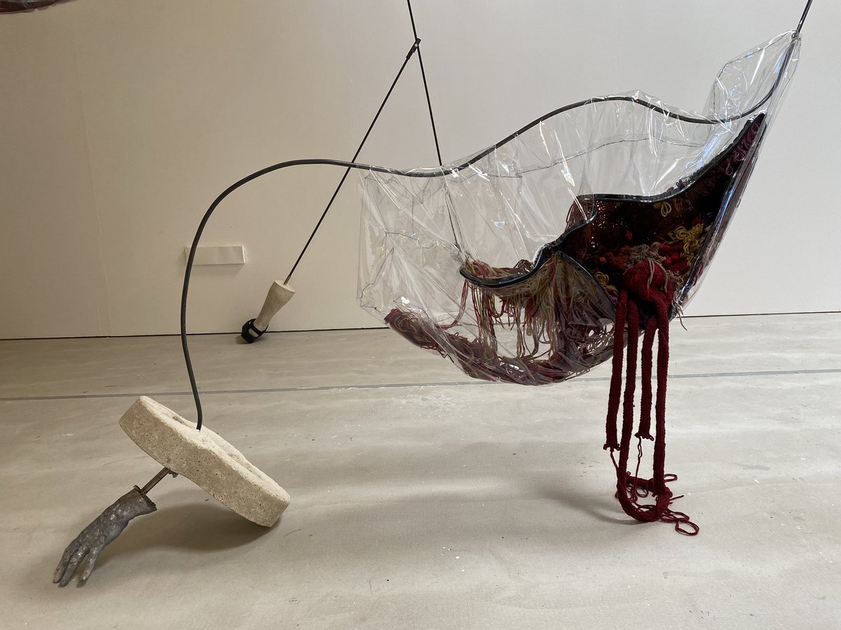 loubakerartist's tweet image. #Partsofme, 2021, #walkthrough #video #Knitting, #PVC, #steel, #lead, #concrete, #myshoes, #nutsandbolts #Installed at the #MADegreeShow, @BathSpaUni #Locksbrookcampus
#mafineart #research #ensemble #sculpture #process #materiality #ambiguity #douglas 

youtu.be/brLyFQQTrEQ