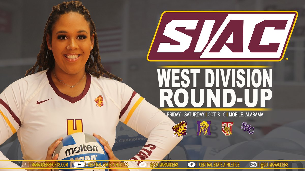 GO_MARAUDERS's tweet image. The @CentralState87 Lady Marauders travel to Alabama for this weekend's @TheSIAC West Division Crossover hosted by @SHCBADGERS. For match details, visit - maraudersports.com/news/2021/10/7…

@StudentPres @ADTaraOwens @CoachRayLewis @HBCUGameday