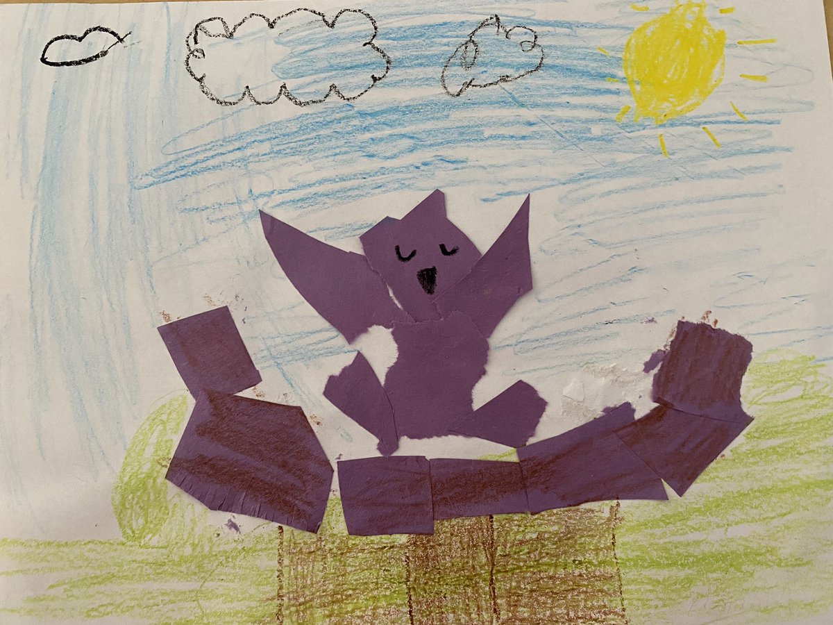 Mrs_Williams8's tweet photo. Today we read the story “The Perfect Square” by Michael Hall. Students were given a square piece of paper to repurpose into a picture. Here are some of their creations! #STEAM #3rdgradebestgrade @Hamiltonscsd https://t.co/FNj51xnvTn