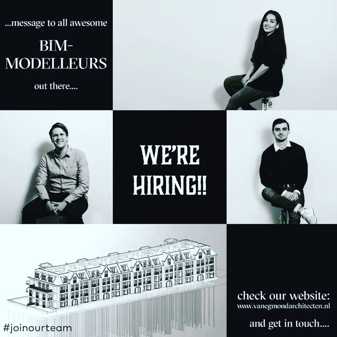 Vacature… was je altijd al het meest talentvol? #bouwkunde #architect #architectuur <a href="/vanegmondarch/">VanEgmondArchitecten</a> #talent #projectleider #bim #revit #autocad #highend #luxury #projects