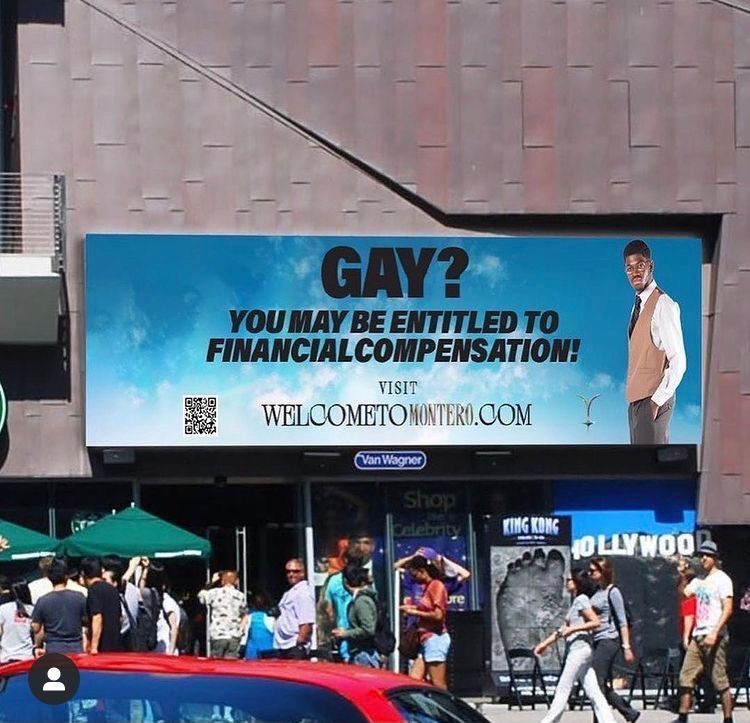 goodandbadcopy's tweet photo. good copy needs more than just words to make it work. it needs good design, the right medium, and perfect placement. @LilNasX's team understood the assignment.
If anyone has more pics from this campaign, add them to the thread so we can all admire the genius at work
#goodcopy https://t.co/KZtNnFHwH4