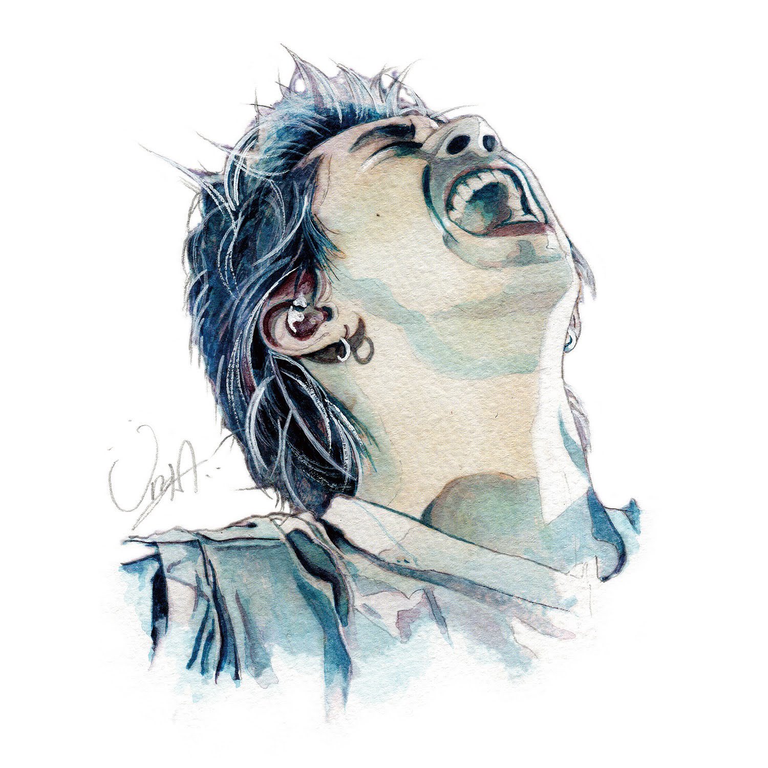 Umika Taka Taka 水彩画 Oneokrock ワンオクロック ワンオク イラスト T Co Tdvnugwqsu Twitter