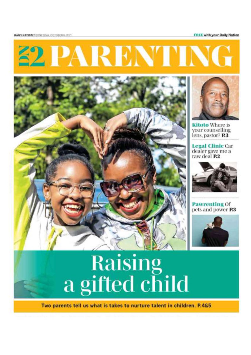 ShanahManjeru's tweet photo. Check out this story about me in yesterday’s Daily Nation. You can also read it through Daily Nation online. https://t.co/u6RXWtB8UI
