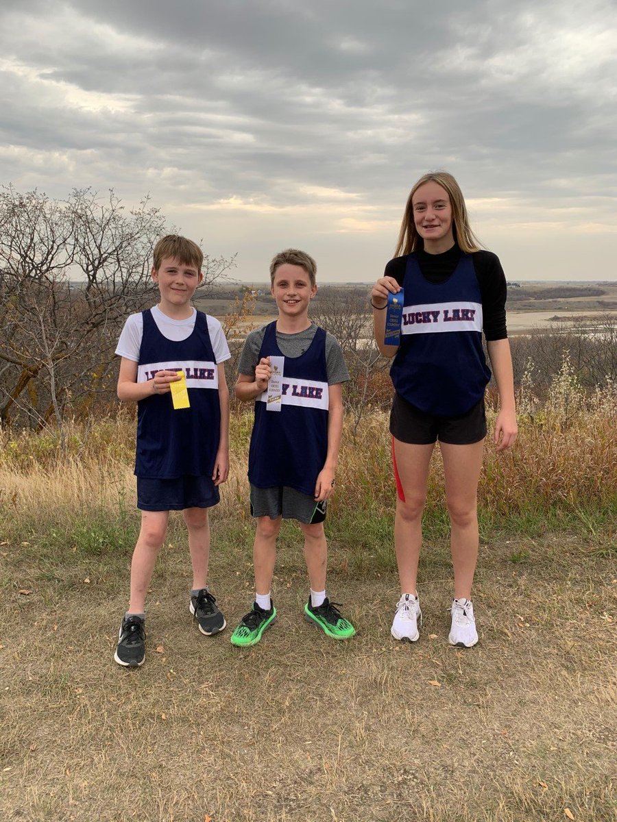 Congratulations to Kasey, Rylan, and Boston for all placing in the Cross Country Districts In Outlook yesterday. Kasey got 2nd, Rylan got 3rd, and Boston got 5th. Kasey will move on to Provincials! Good job to all three students!