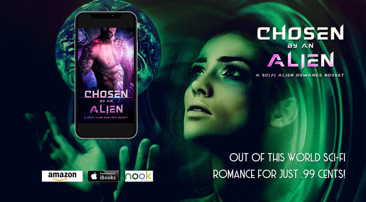 🪐☄️ Do you like #spacepirates, #enslavedplanets, #dyingraces, and #forbiddenromances? Grab your copy of CHOSEN BY AN ALIEN today! Discover 19 thrilling sci-fi alien romance stories that will leave you with a craving for more! books2read.com/u/3RnOyY