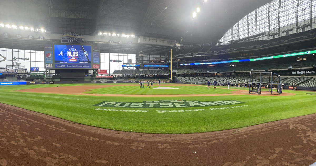 NLDS - Braves vs Brewers. Game 1 tomorrow!! #ForTheA #Braves #BattleATL