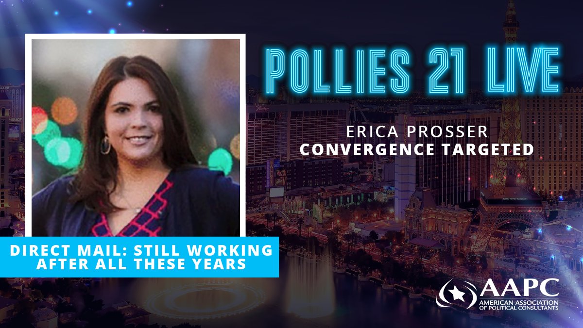 TheAAPC's tweet image. Direct mail is still an effective means of communicating with your desired audience. @EricaProsser from Convergence Targeted will be at #2021Pollies, sharing her insight on the best practices for direct mail! Be a part of this session by registering today! ow.ly/rnO450GnLNI