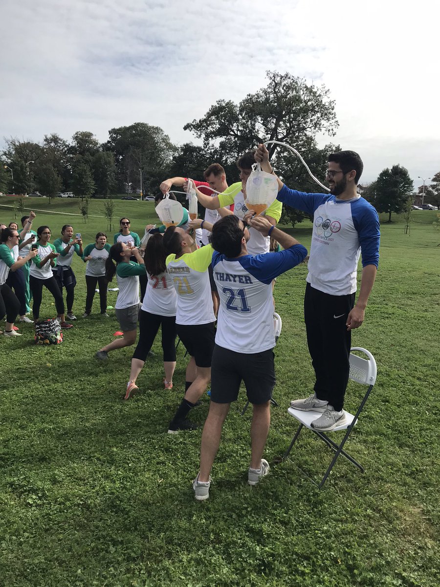 JudithBVick's tweet photo. Clearly the cardiologist won this game! #Thayer #FlagshipFirm #FirmOlympics @oslerresidency https://t.co/dMiDeAcqID