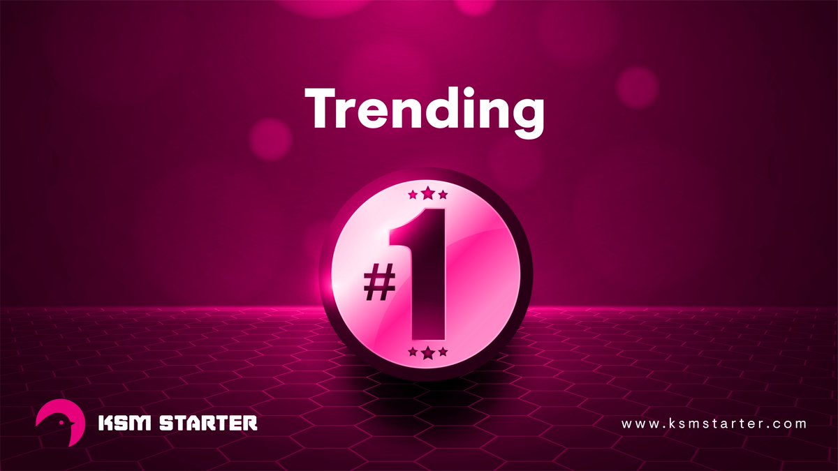 Karus Starter (@karusstarter) on Twitter photo 🥇KSM Starter is #1 trending on <a href="/DEXToolsApp/">DEXTools</a>
🔷 $KST on <a href="/CoinMarketCap/">CoinMarketCap</a>
coinmarketcap.com/currencies/ksm…
🦄Buy $KST on <a href="/Uniswap/">Uniswap Labs 🦄</a>: app.uniswap.org/#/swap?outputC…
📈 DEXTools Chart:
dextools.io/app/ether/pair…
$KSM #Kusama #Launchpad #IDO #DeFi #CoinMarketCap #Ethereum $ETH 🥇KSM Starter is #1 trending on <a href="/DEXToolsApp/">DEXTools</a>
🔷 $KST on <a href="/CoinMarketCap/">CoinMarketCap</a>
coinmarketcap.com/currencies/ksm…
🦄Buy $KST on <a href="/Uniswap/">Uniswap Labs 🦄</a>: app.uniswap.org/#/swap?outputC…
📈 DEXTools Chart:
dextools.io/app/ether/pair…
$KSM #Kusama #Launchpad #IDO #DeFi #CoinMarketCap #Ethereum $ETH