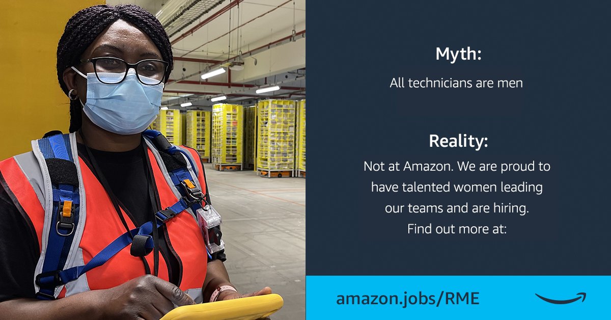 Amazon is committed to providing a safe and respectful work environment for everyone. Join the Amazon RME Team today amazon.jobs/RME #RMECareers