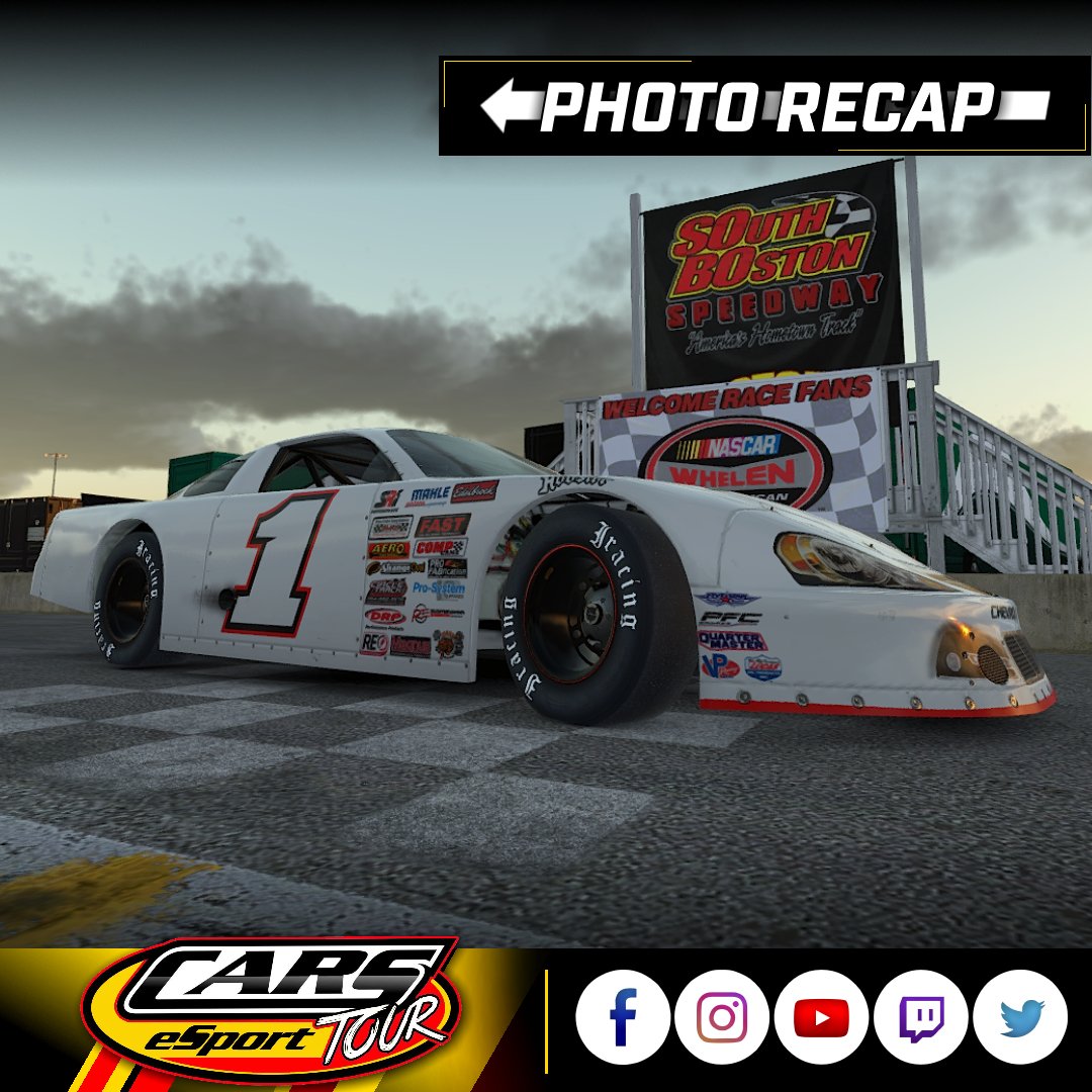 .<a href="/AlexMcCollum10/">AlexMcCollum</a> takes a FOURTH checkered flag in the #CARSeSportTour, this time at <a href="/SoBoSpeedway57/">South Boston Speedway</a>.

Take a look at our Round 5 Photo Recap:

#iRacing | #PitStopTV | #SimRacing