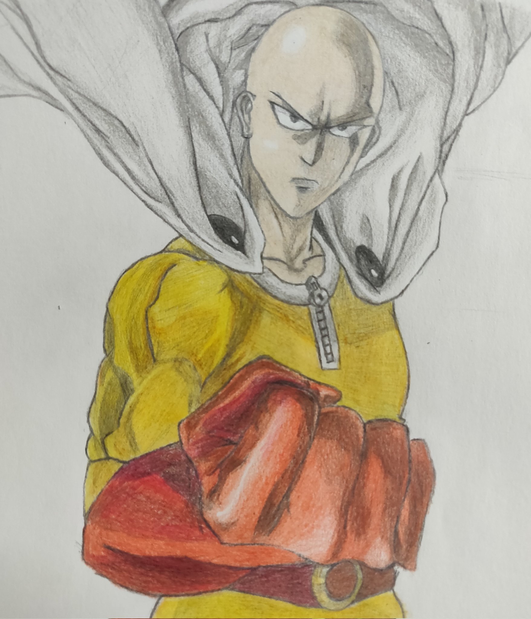 Memes  Easy To Draw Saitama One Punch Man Transparent PNG  724x825  Free  Download on NicePNG
