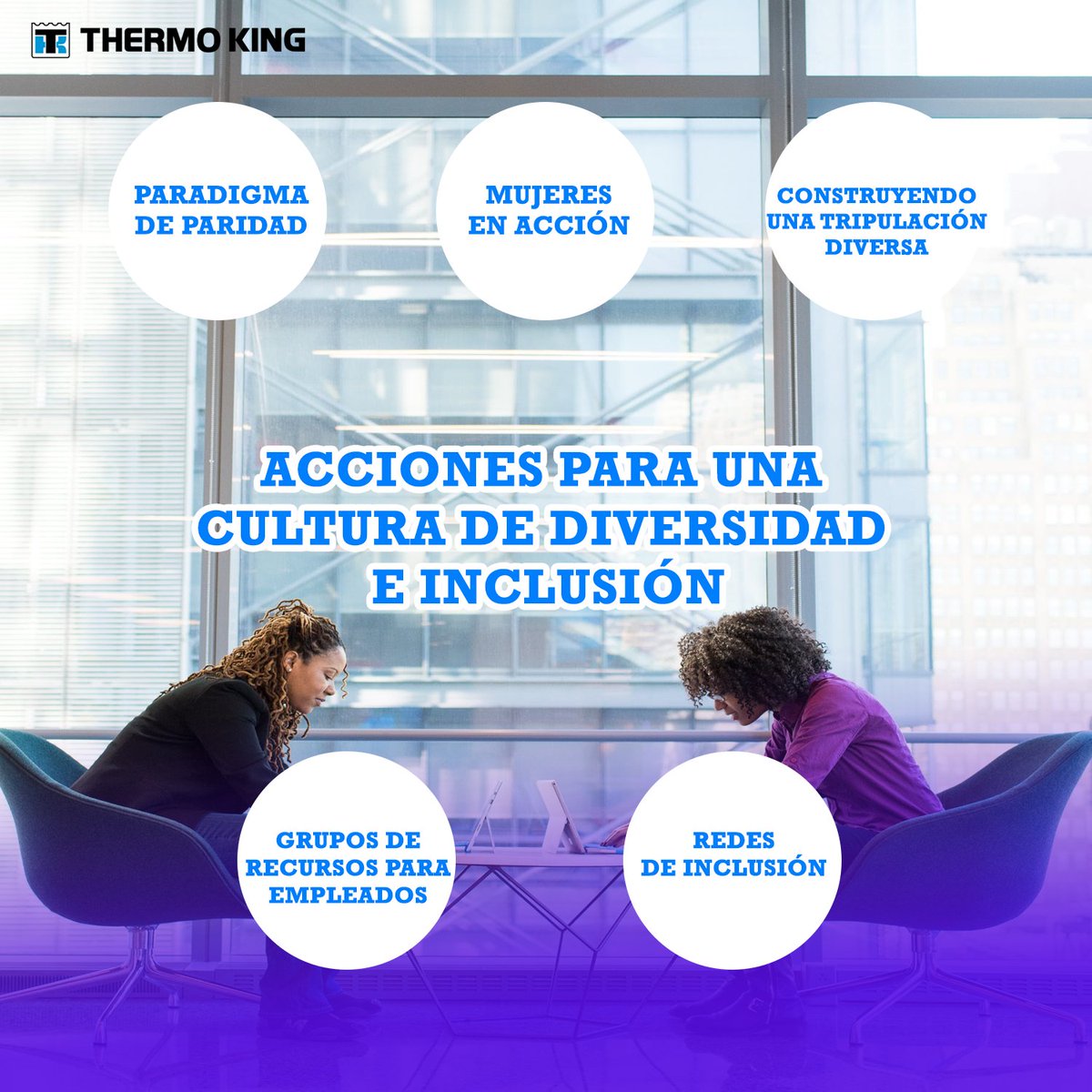ThermoKingLatam's tweet photo. Con estas acciones, convertimos en una realidad la cultura de diversidad e inclusión. Rumbo a nuestro #Reto2030 #VeConThermoKing #CadenaDeFrío #EquidadDeGénero https://t.co/h2JZXXhiS9
