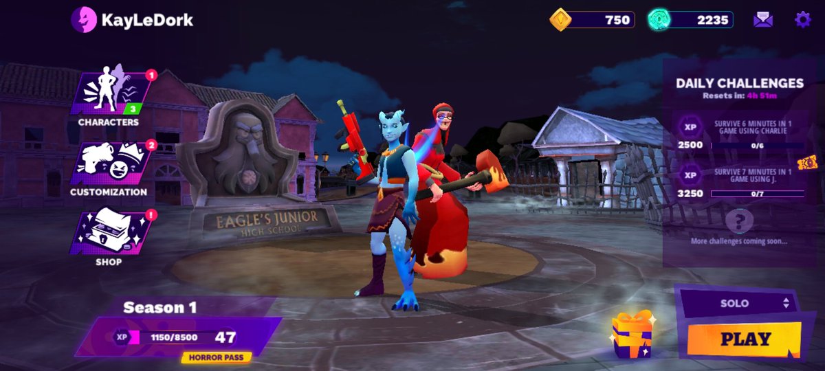 Kaiodemigod's tweet photo. I'm addicted who's with me?
@HorrorBrawlGame
@KepleriansTeam
#HorrorBrawl #Game #Brawlgame #Kepleriangames #Nun #Williamdabest #Bluboi #Choosenone https://t.co/Wet8VcAN17