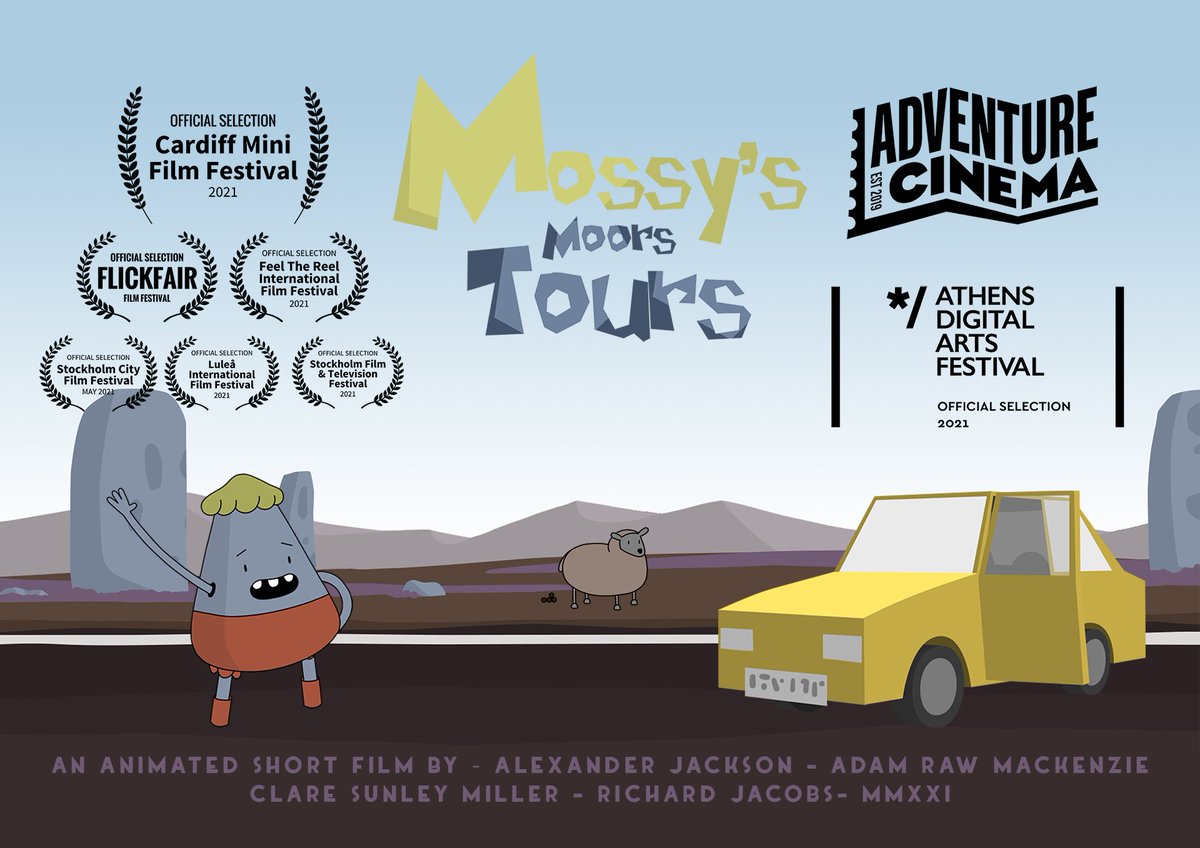 During the winter lockdown we spent time cheering each other (and our kids) up making a silly comedy short. It has been such fun sharing our film and screening Mossy over the summer! 😄  #animation #shortfilm #Yorkshire