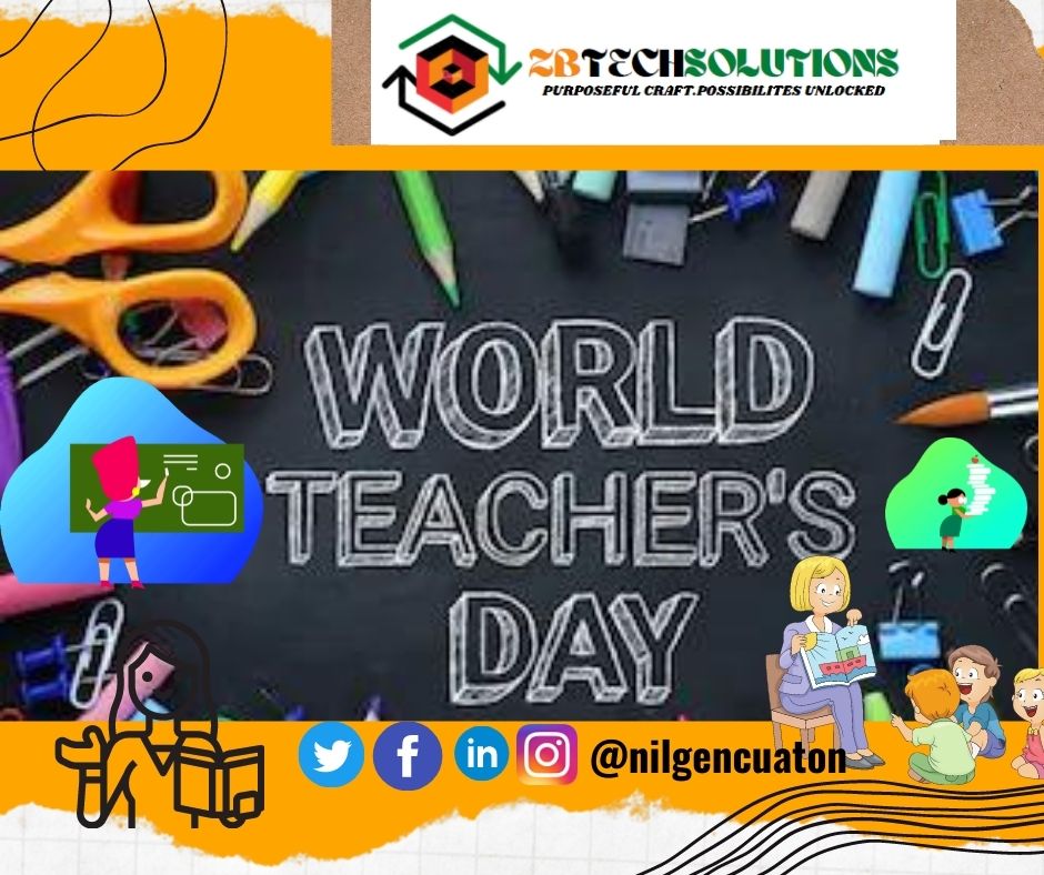 CuatonNilgen's tweet photo. Teacher's purpose is not to create students n his own image, but to develop students who can create their own image. Happy Teachers' Day!! KA GURO!!💪😄🙍‍♀️💻
#ZBTECHSOLUTIONS 
#ZBTECHSOLUTIONVIRTUALASSISTANT #ZBTECHSOLUTIONONLINEJOB
#ZBTSFREELANCELIFE
#ZBTSSERVICES
#TeachersDay https://t.co/Y3yGYvIunU