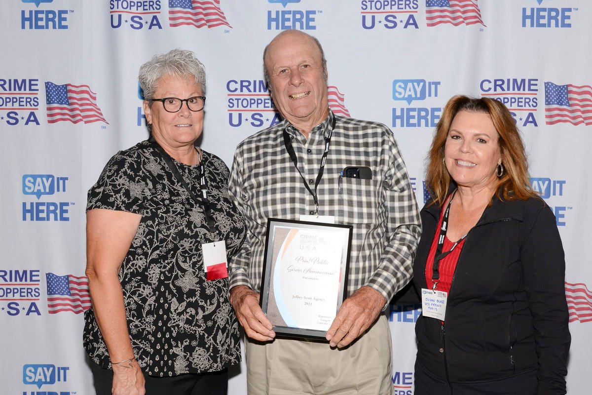 Congratulations to <a href="/ValleyCrimeStop/">Crime Stoppers</a> - Fresno for receiving the 2021 CSUSA Print - Public Service Announcement Award (pop. 1 million+)!! Keep up the great work!