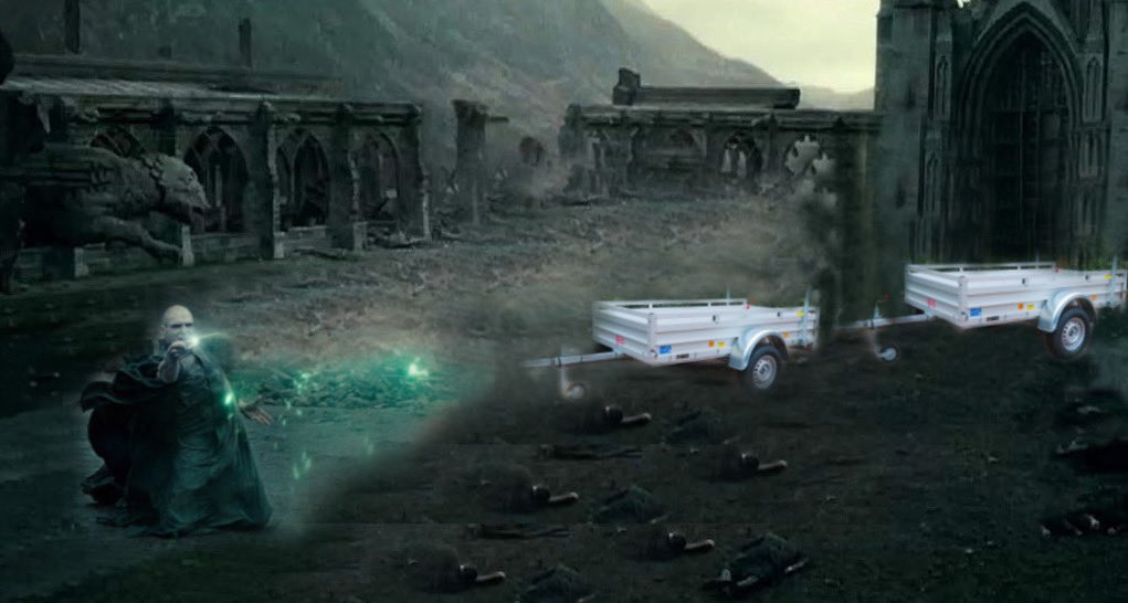 EarlRaspberry's tweet image. Voldemort hat sich Anhänger gesucht. Hat sie auf die dunkle Seite hinübergezogen…