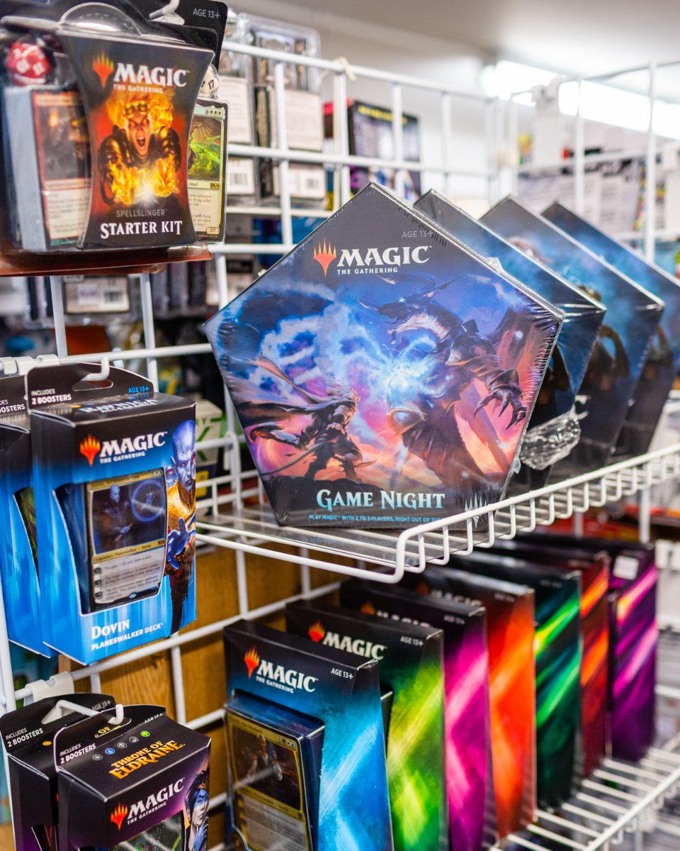 mathnificent's tweet photo. At Math 'n' Stuff, there's Magic everywhere you look! Swing by to take a look at our games today. #MathnStuff #BoardGames #EducationalGames #games #toys #puzzles #SeattleGames #BoardGameLibrary #SeattleWA #ShopLocalSeattle #SpendLikeItMatters https://t.co/cu9nNsm8Zx