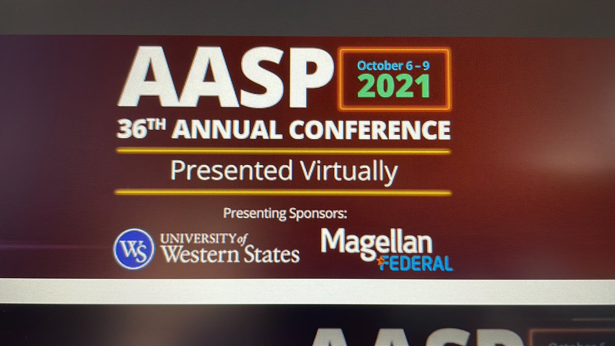Enjoying the sessions this year, and loving the Poster Wall, but missing all my people from around the world. It’s just not the same without you all. #AASP2021 <a href="/AASPTweets/">AASP</a>