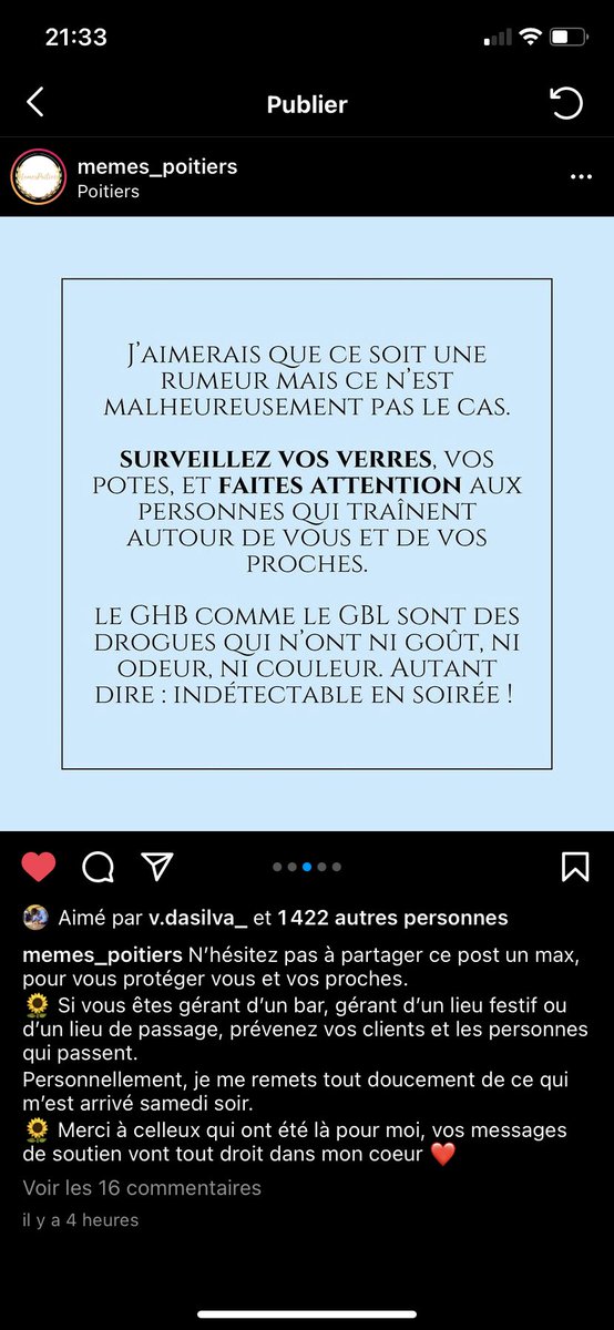 melodyorvc's tweet image. Faites attention à vos verres svp. #poitiers #ghb