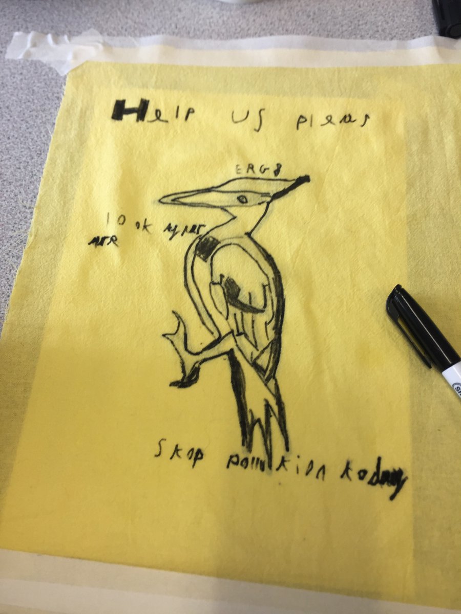 Pennardprimary's tweet photo. Some fantastic art in Bae 3 today #pennExp #pennEco https://t.co/dchdfDJFVe