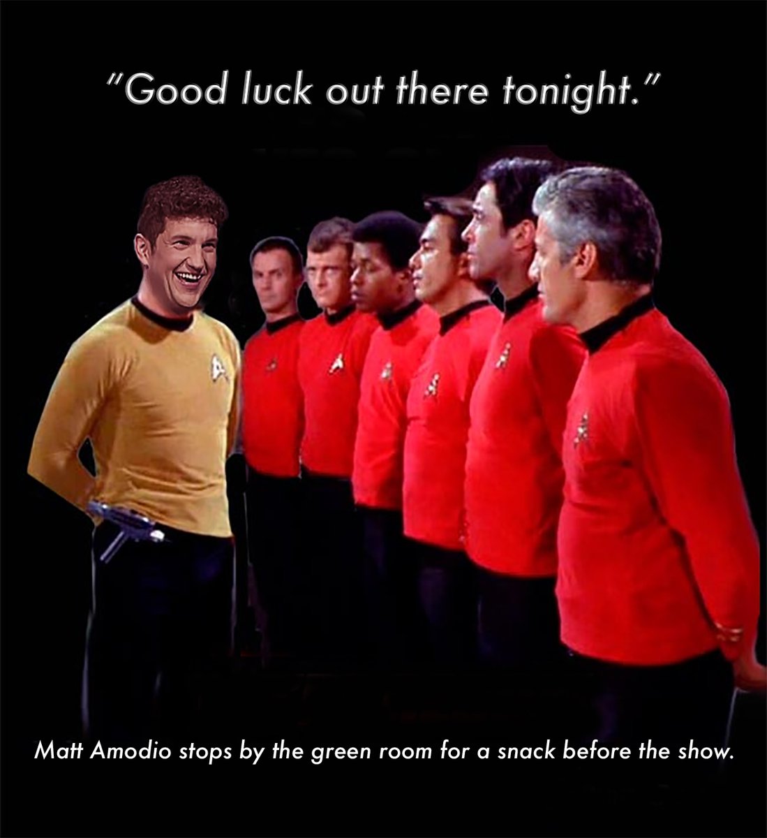 PDiddyPolo's tweet photo. @AmodioMatt 
#MattAmodio #Jeopardy
#RedShirtsDieFirst
#GoMattGo https://t.co/yfOyNvpMBY