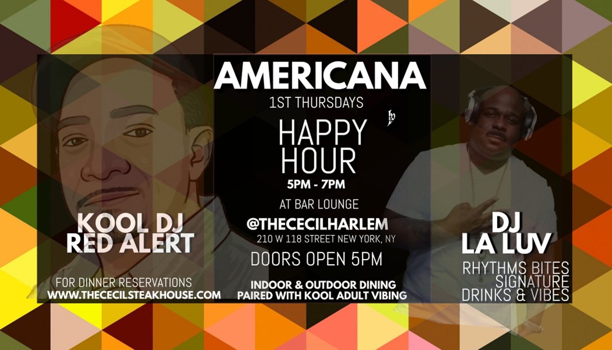 TODAY!!!
WE LIVE BABY!!!
@CECILSTEAKHOUSE
RED ALERT &amp; L.A.LUV