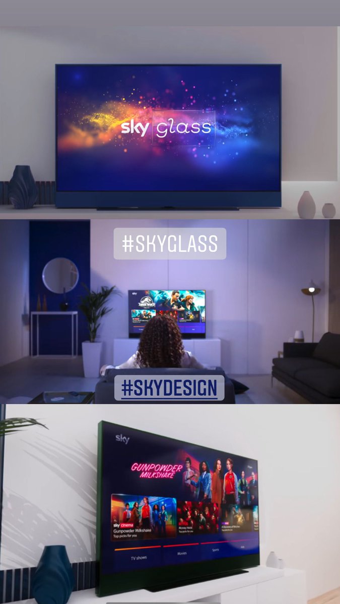 Dr_Hatz's tweet image. Really cool to see this launched today - after getting to watch @MariaValiji work on this behind the scenes 🙌 Love the idea of bringing all entertainment into one, its eco friendliness and of course awesome design #SkyGlass #SkyDesign
