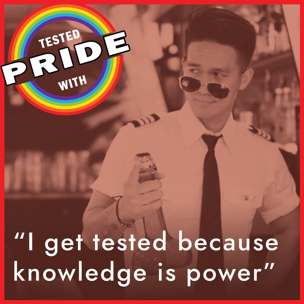 hawaiihhrc's tweet photo. "I get tested because knowledge is power" -Aaron (he/him/his)
.
.
When we stand with PRIDE, we are strong. Get tested with H3RC during Honolulu PRIDE month and receive a special PRIDE pack. Link in bio
.
#healthysexual #hhhrc #hiv #lgbtq #aids #pride
#gaypride https://t.co/cxryPA7zpT