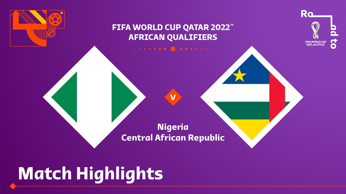 🎥 Match Highlights: 🇳🇬 0-1 🇨🇫

Central African Republic earn an important three points over Nigeria in the FINAL MINUTE.

#WorldCup | #WCQ