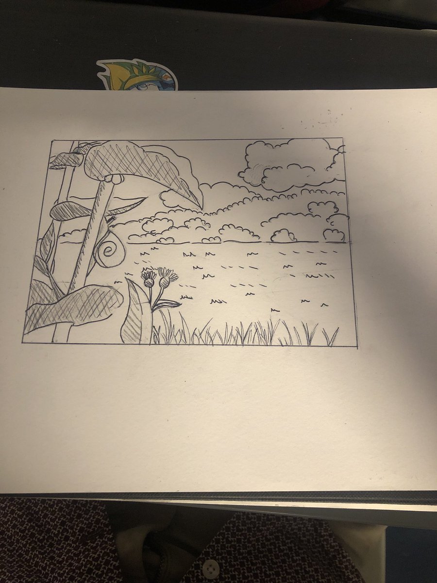 Siillabe's tweet photo. #ghiblitober day 7: flower 
That was really fun to draw https://t.co/LxNwP5oSbZ