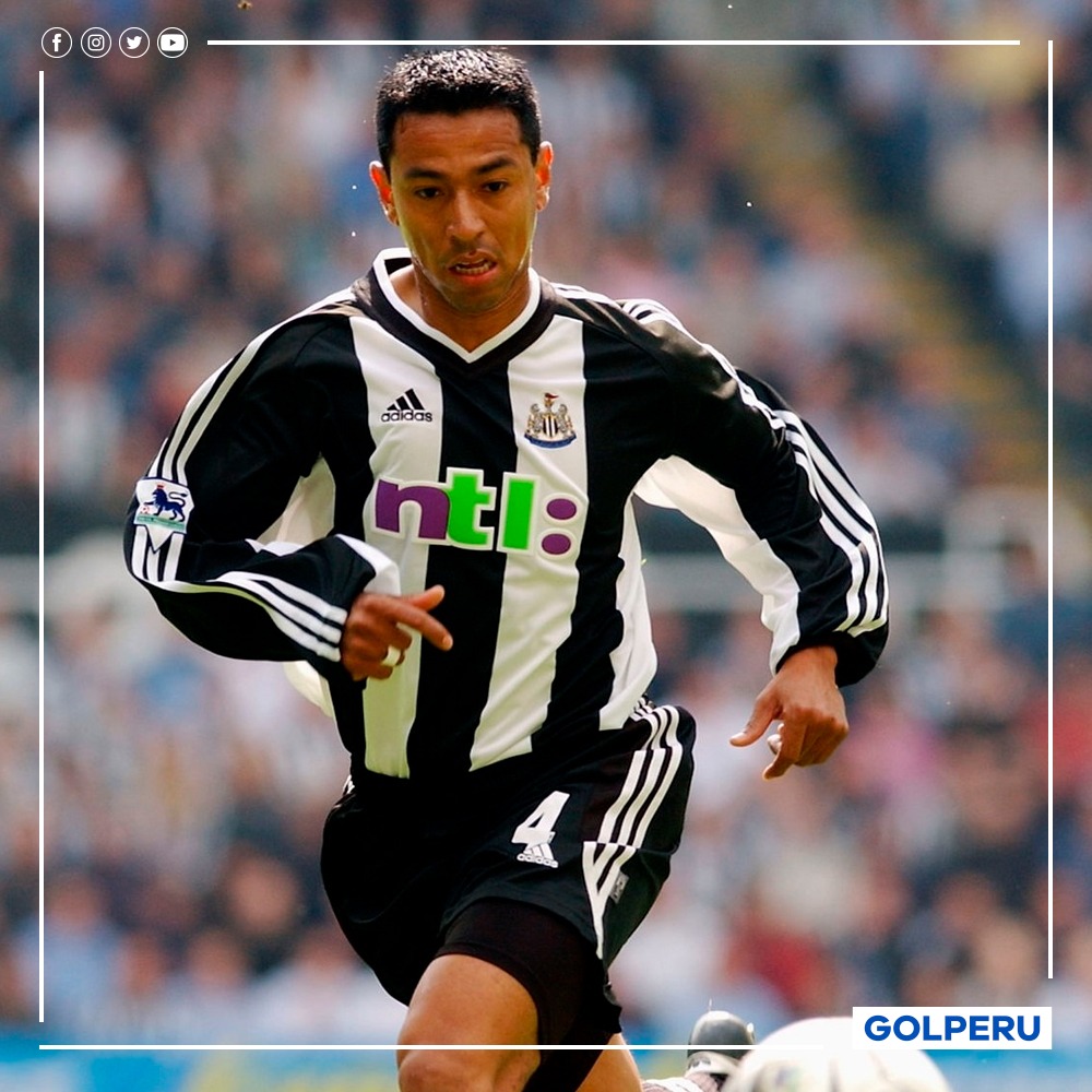 EL MAESTRITO! 😎 Confirmen 🙋‍♂️ si son hinchas del Newcastle United ⚫️⚪️  desde pequeñitos gracias a Nolberto Solano ⚽️🇵🇪. #AlientaDesdeCasa