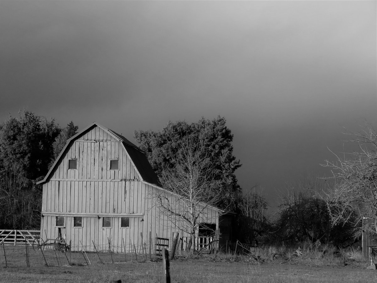 Old barn, moody sky. #barns #sky #moodysky #oregon