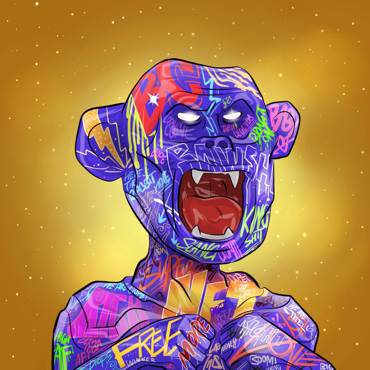 In the Billionaire Club, he decides who gets in and who stays out... There’s no party without him. Meet our new GOLDEN GUEST : The StreetApe🦍